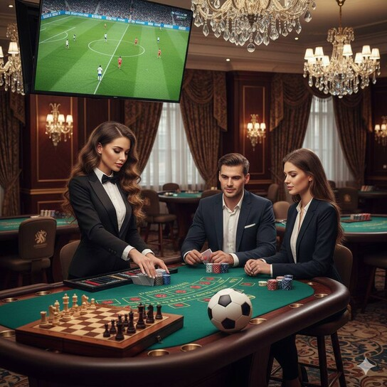 银棋牌主视觉 · 智慧博弈